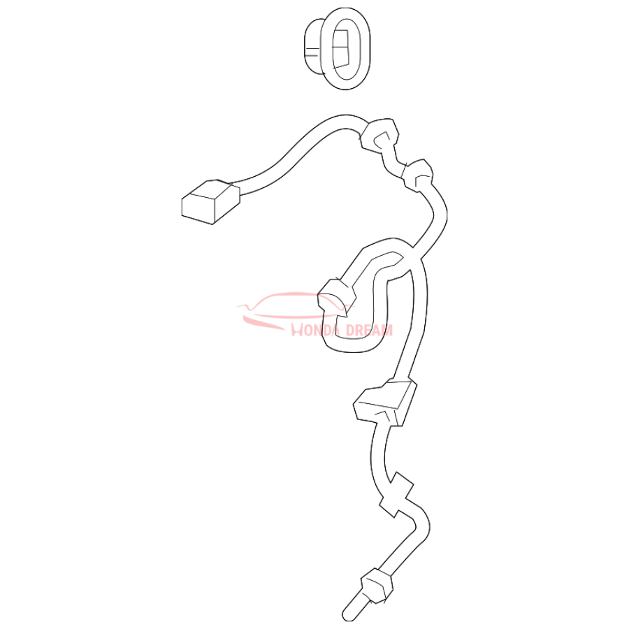 Sensor ABS, Right Front (57450-T5R-003) - 1