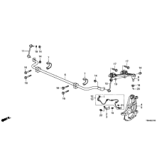 Sensor ABS, Right Front (57450-T6N-A01)