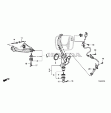 Sensor ABS, Right Front (57450-TA0-H01)