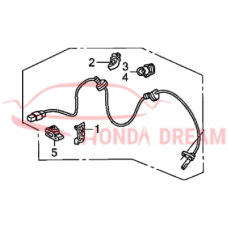 Sensor ABS, Left Front (57455-SVA-A01) - 3