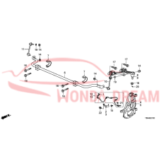 Sensor ABS, Left Front (57455-T6N-A01) - 3