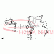 Sensor ABS, Left Front (57455-TA0-H01) - 4