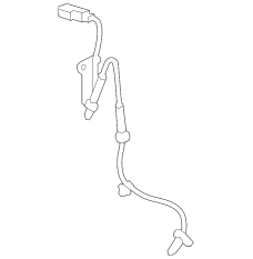 Sensor ABS, Left Front (57455-TF0-003)