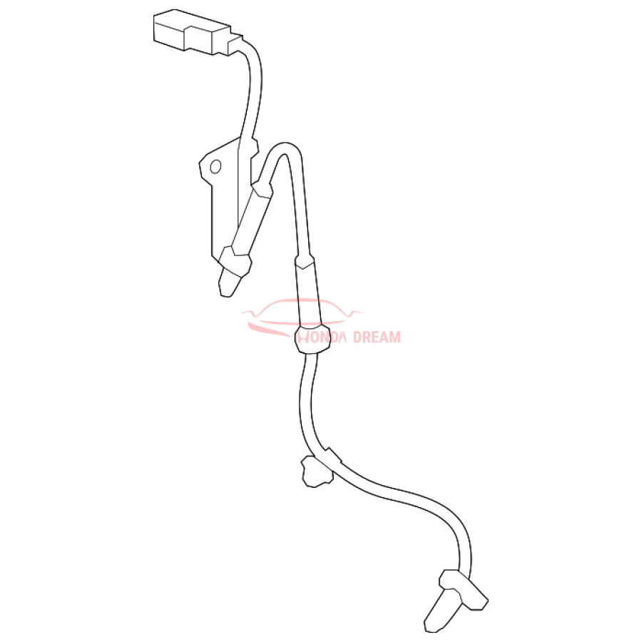 Sensor ABS, Left Front (57455-TF0-003) - 1