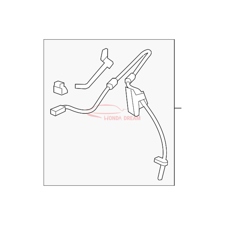 Sensor ABS, Left Front (57455-TZ5-A02) - 1