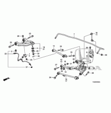 Sensor ABS, Rear (57470-TA0-H01)