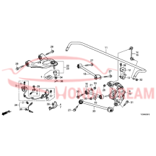 Sensor ABS, Rear (57470-TZ7-A51) - 3