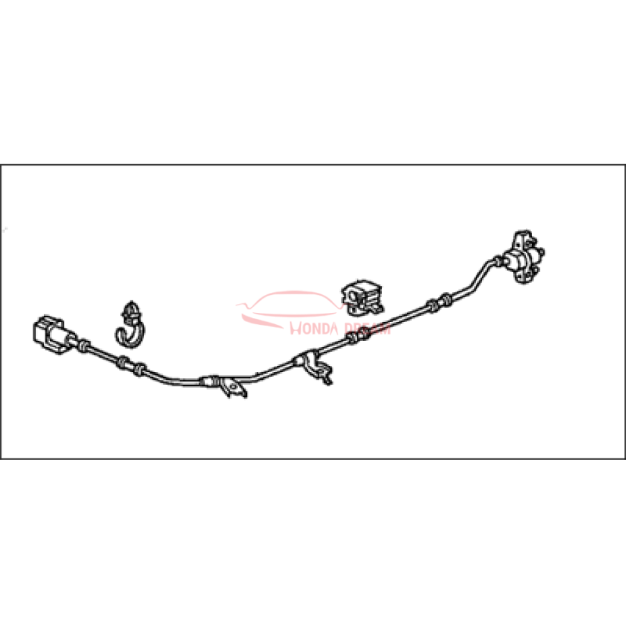 Sensor ABS, Left Rear (57475-S10-G01) - 1