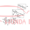 Sensor ABS, Left Rear (57475-S6D-E01) - 6