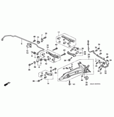 Sensor ABS, Left Rear (57475-SR3-A03)