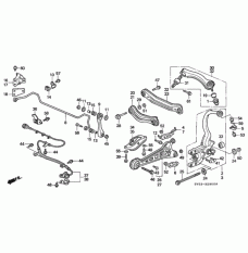 Sensor ABS, Left Rear (57475-SV4-N00)