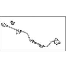 Sensor ABS, Left Rear (57475-SX0-A50)