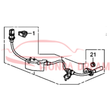 Sensor ABS, Left Rear (57475-SZA-A01) - 3