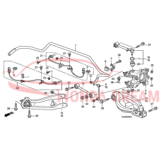 Sensor ABS, Left Rear (57475-SZN-A03) - 3