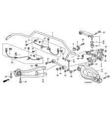 Sensor ABS, Left Rear (57475-SZN-A03)