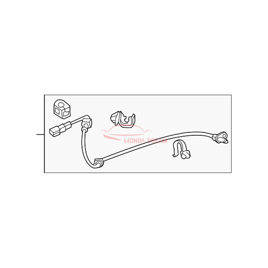 Sensor ABS, Left Rear (57475-SZT-G01) - 1