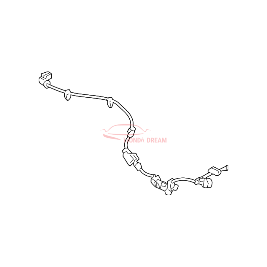 Sensor ABS, Left Rear (57475-TK8-A01) - 1