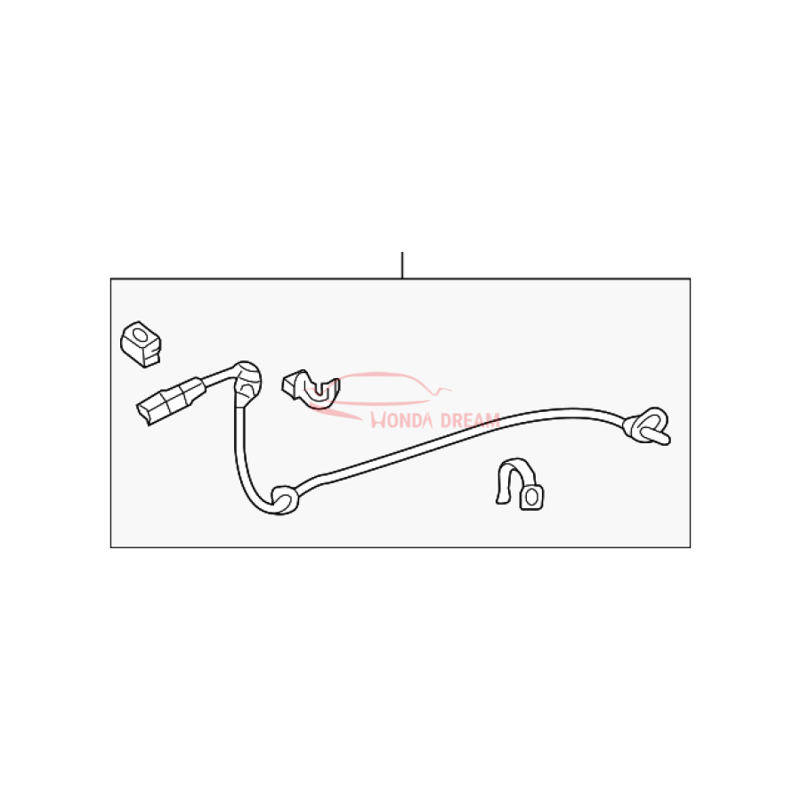 Sensor ABS, Left Rear (57475-TM8-A01) - 1