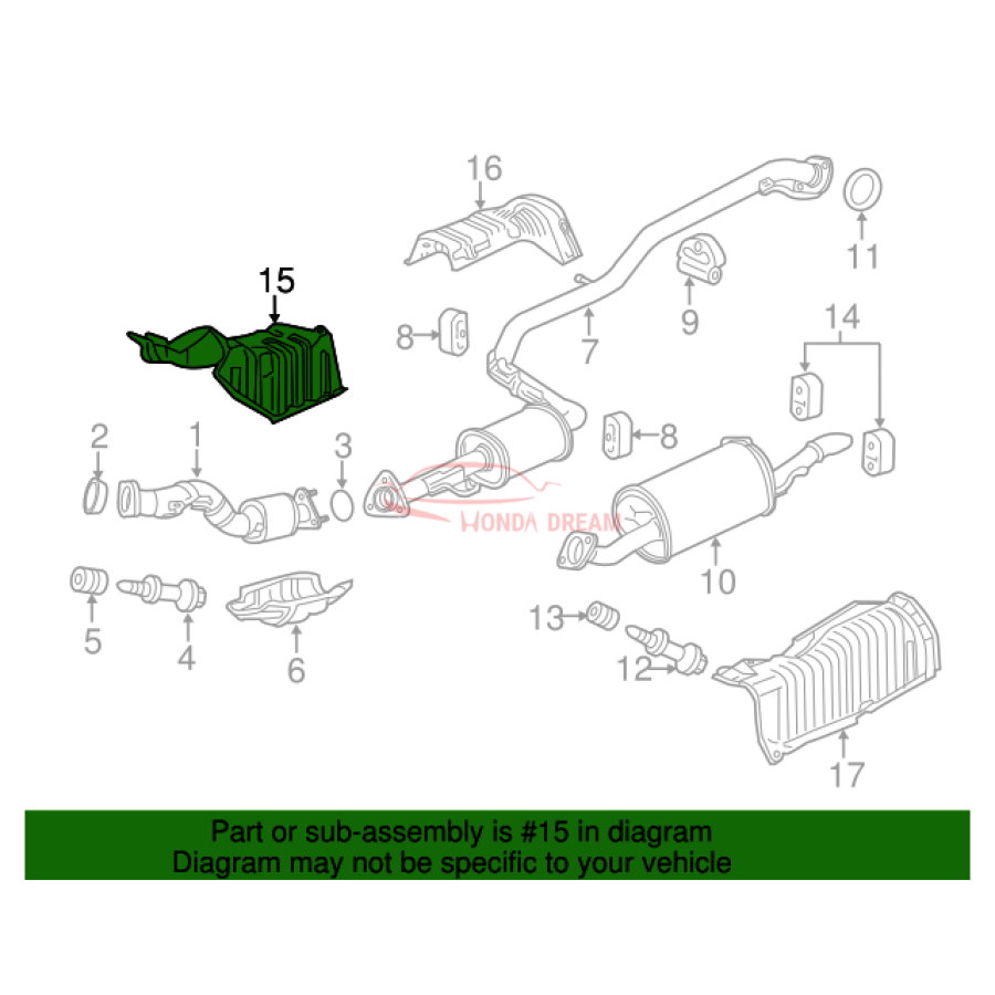 Plate A, Floor Heat Baffle (74600-SZT-G00) - 2