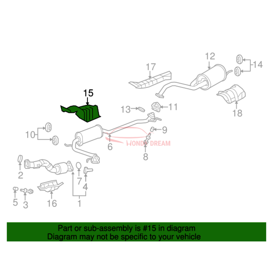 Plate A, Floor Heat Baffle (74600-T5R-A00) - 3