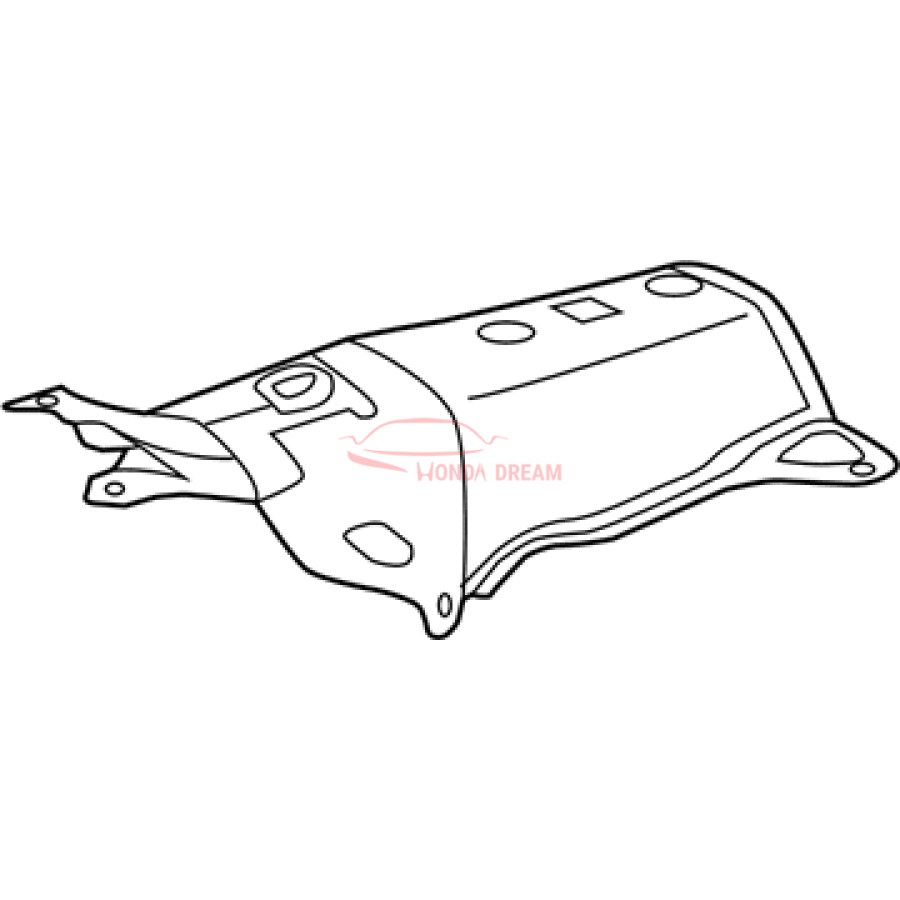 Plate A, Floor Heat Baffle (74600-TR0-A00) - 1