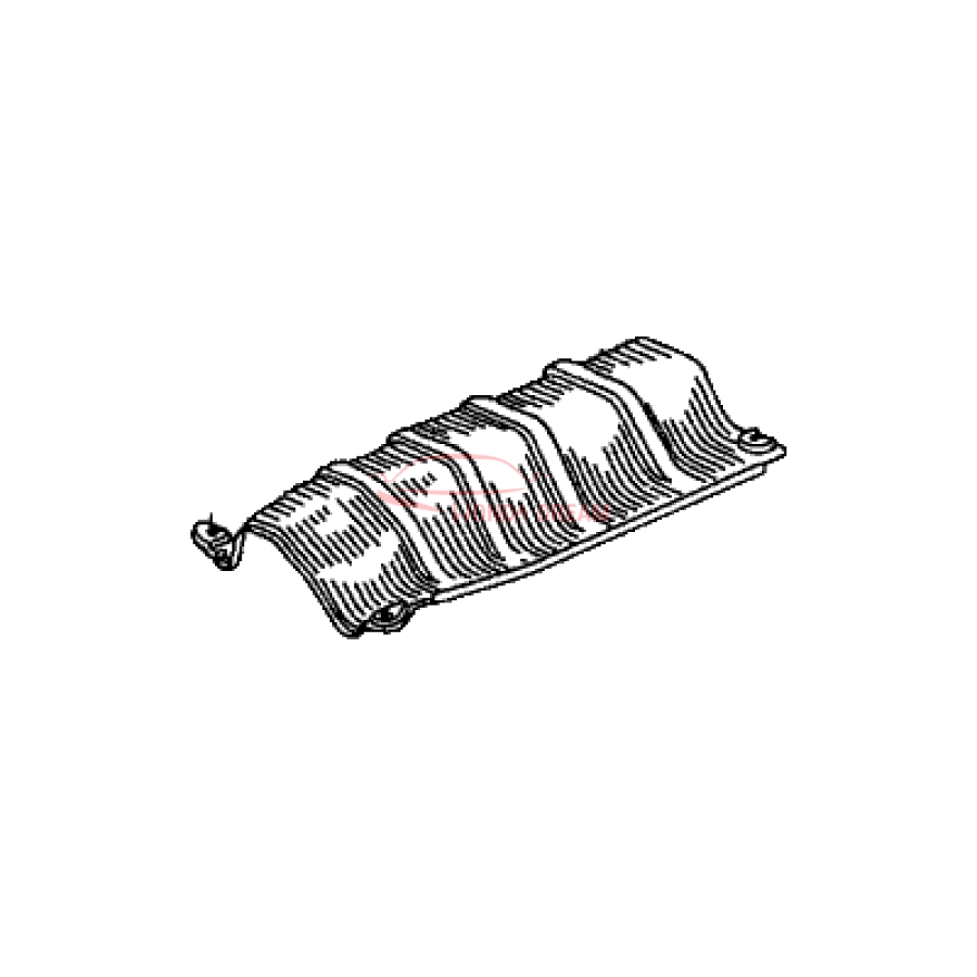 Plate A, Floor Heat Baffle (74601-SDC-A01) - 1