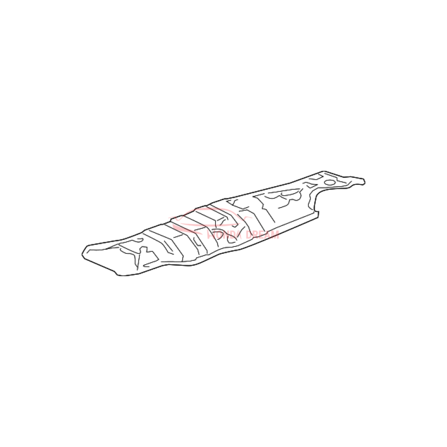 Plate A, Floor Heat Baffle (74601-SNA-A00) - 1