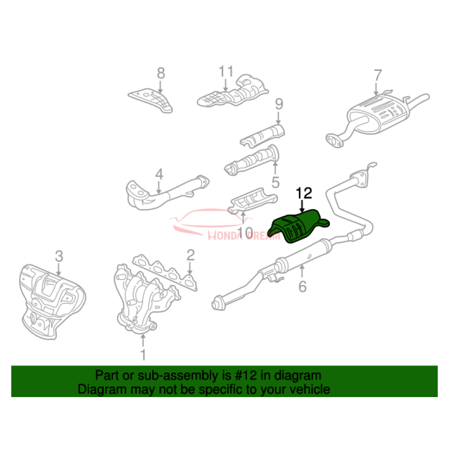 Plate A, Floor Heat Baffle (74601-SR3-A00) - 2