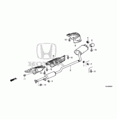 Plate A, Floor Heat Baffle (74601-T2A-A00)