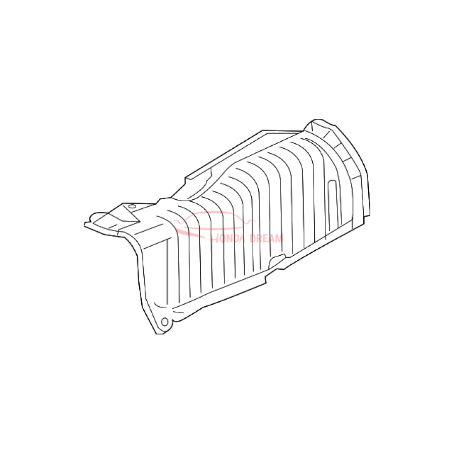 Теплозахисний кожух вихлопної труби (74601-TF0-000) - 1