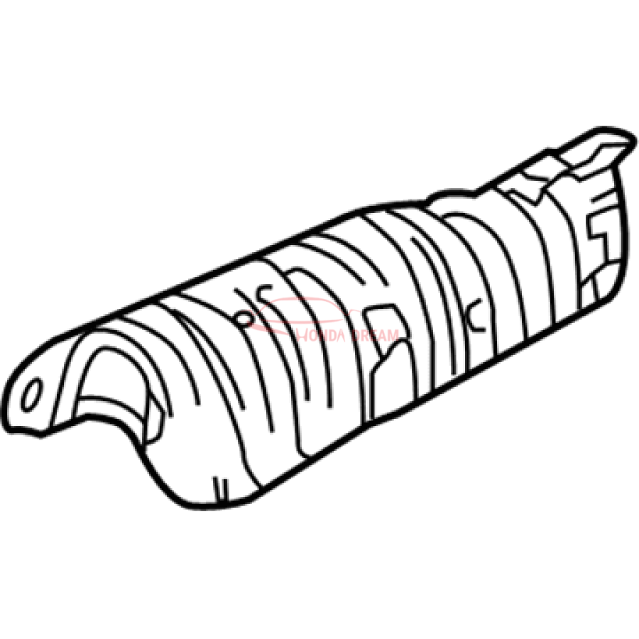 Plate B, Floor Heat Baffle (74602-T2A-A00) - 2