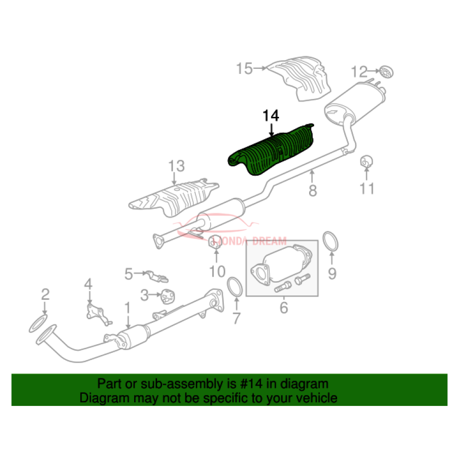 Plate B, Floor Heat Baffle (74602-T3L-A00) - 2