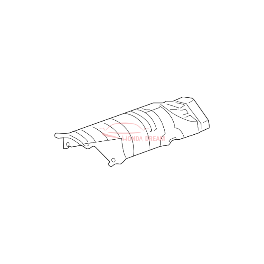 Plate B, Floor Heat Baffle (74602-TA0-A00) - 1