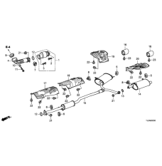 Plate B, Floor Heat Baffle (74602-TL0-G00)