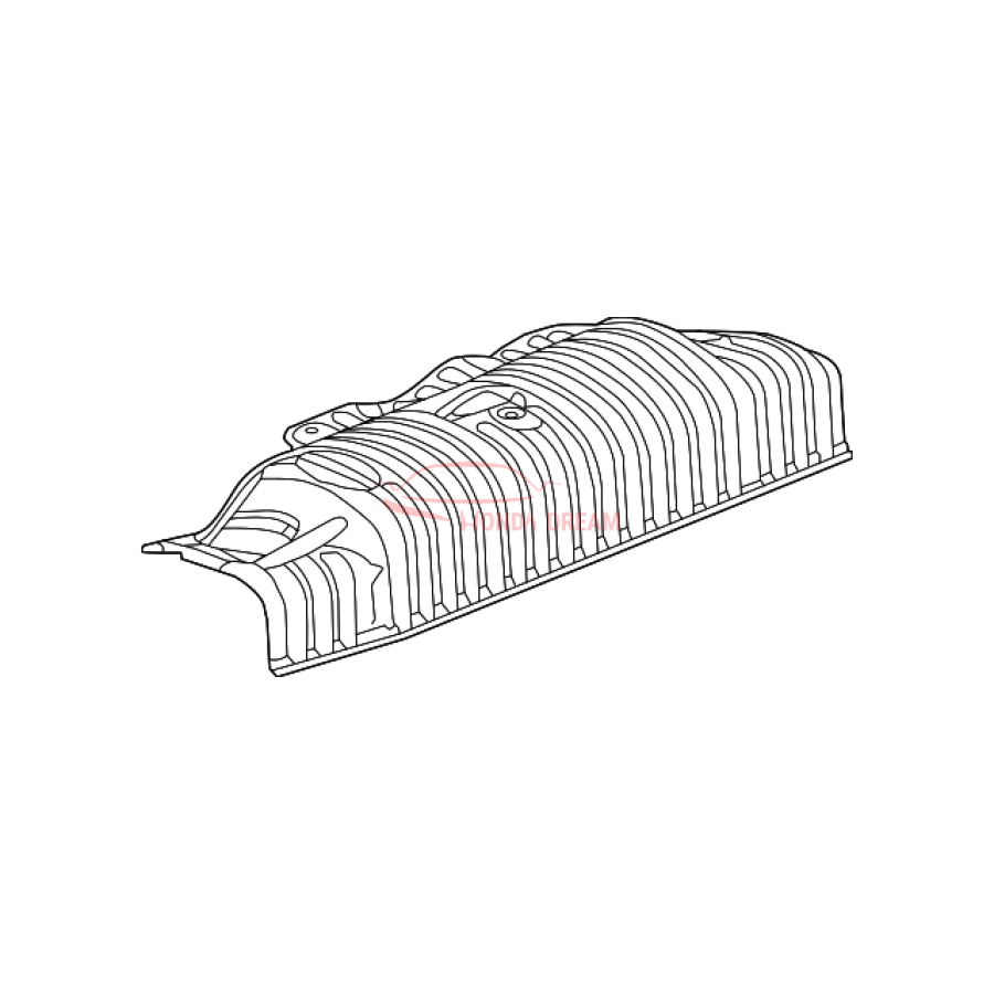 Теплозахисний кожух вихлопної труби (74603-TK8-A10) - 1