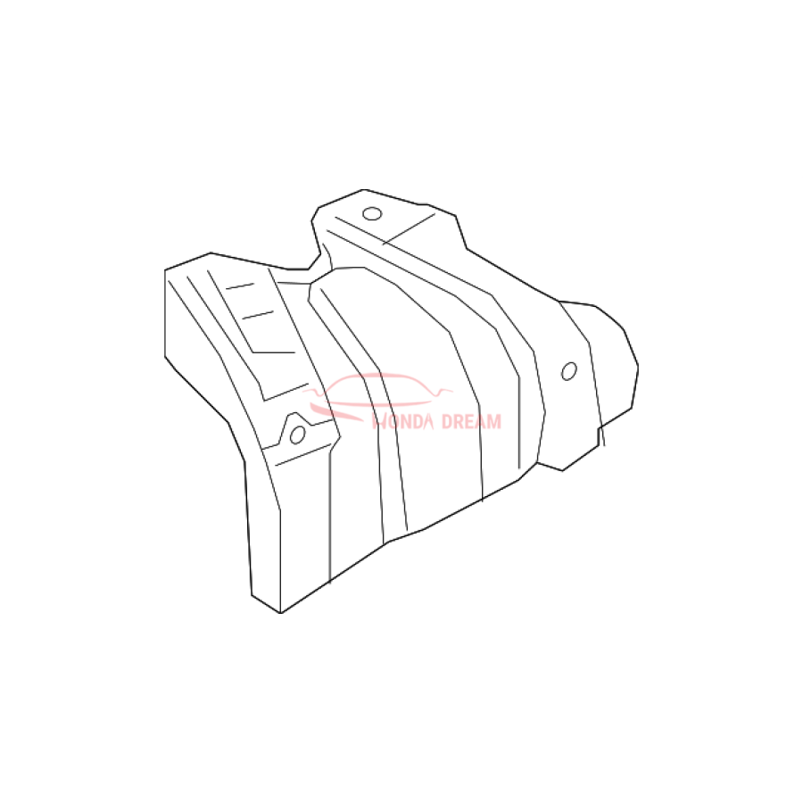 Plate, Muffler Baffle (74605-T7A-000) - 1