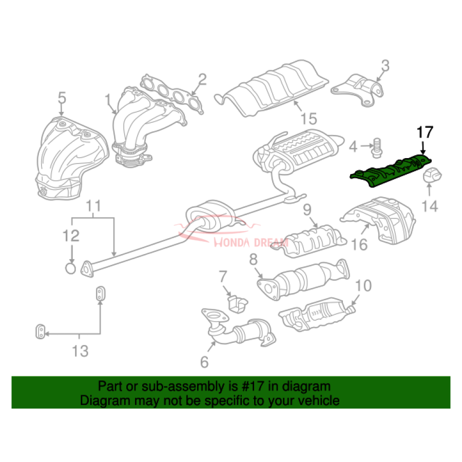 Plate, Fuel Tank Baffle (74651-SDA-A00) - 3