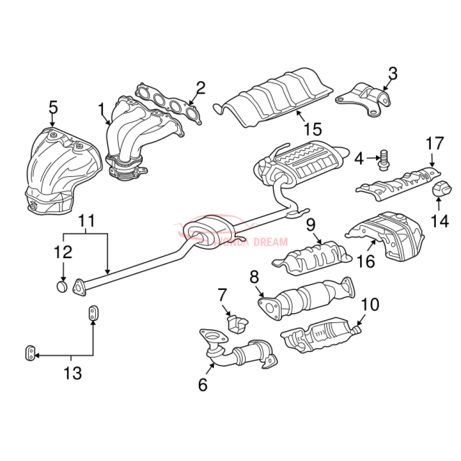 Plate, Fuel Tank Baffle (74651-SDA-A00) - 2