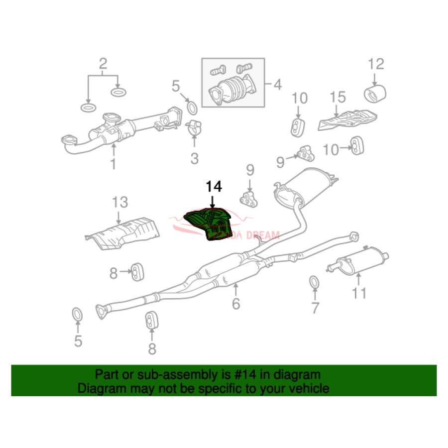 Plate, R. Muffler Baffle (74654-TP6-A00) - 3