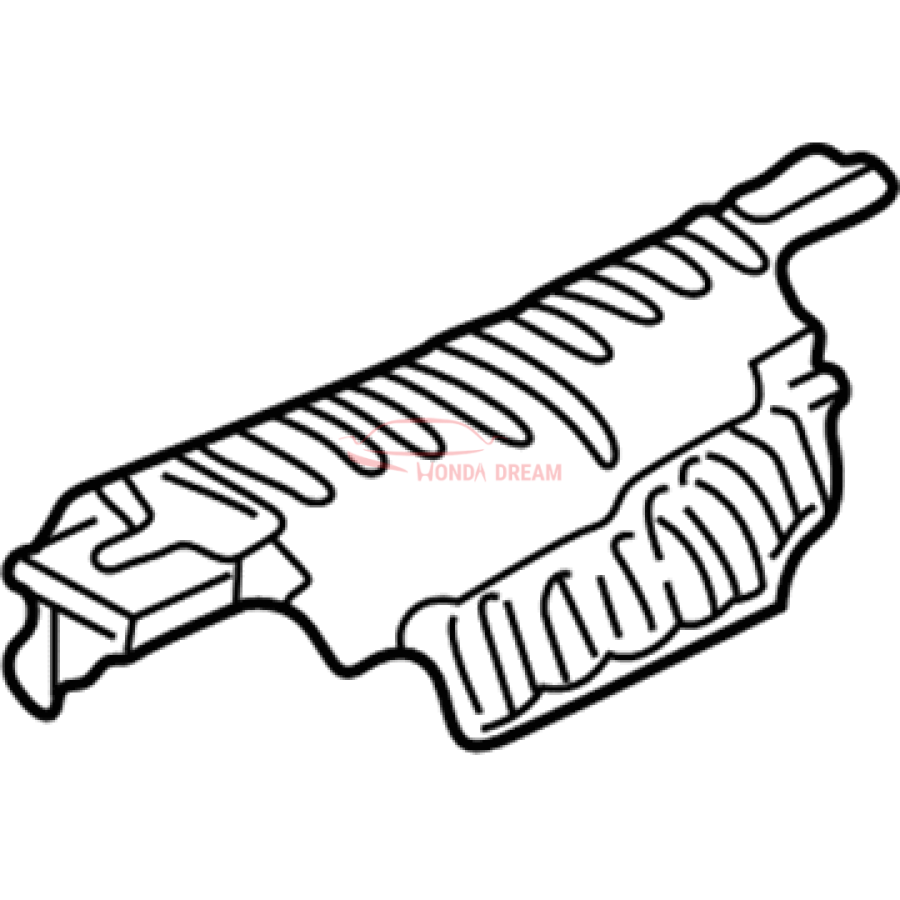 Теплозахисний кожух вихлопної труби (74655-SP0-010) - 1