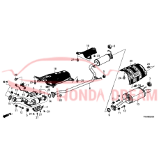 Plate, Muffler Baffle (74655-TR0-A00) - 3