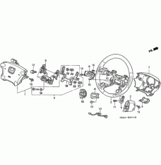 Steering Wheel (78501-SCA-G61ZB)