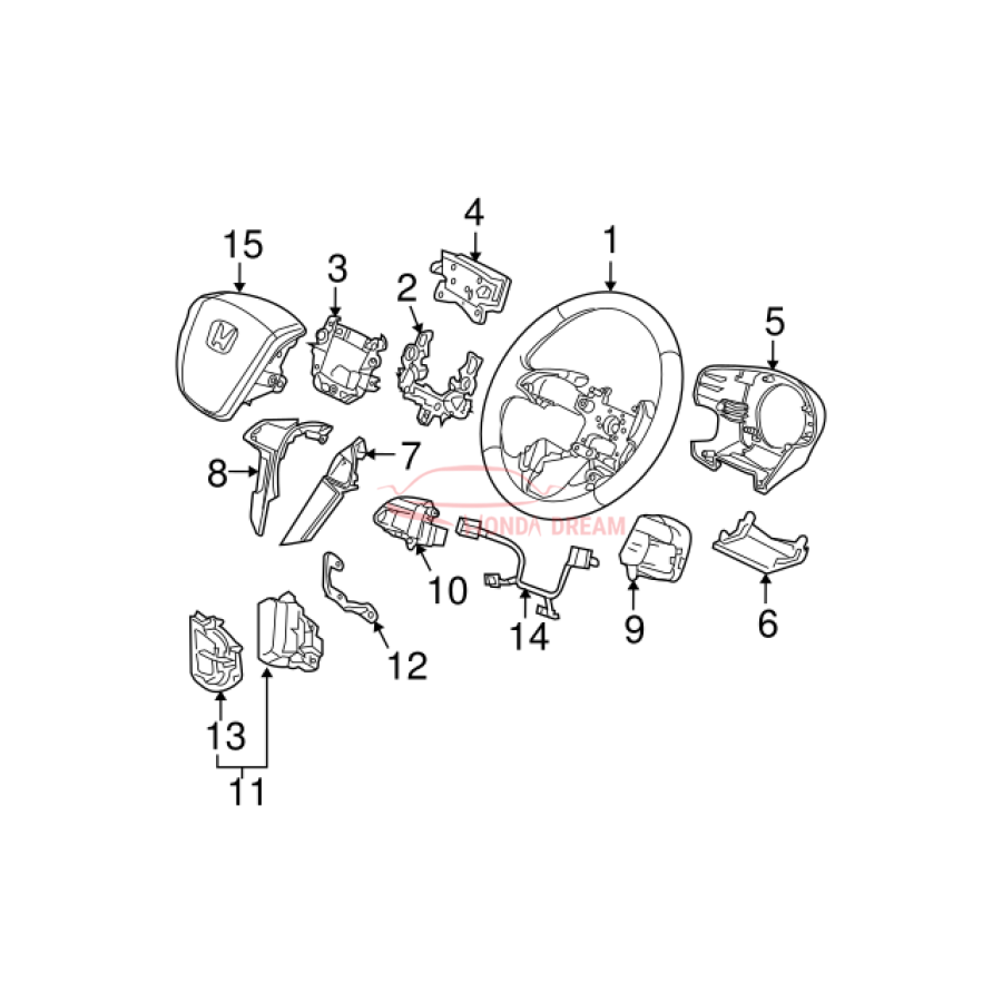 Рульове колесо (78501-SZA-A91ZA) - 3