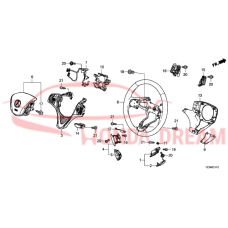 Steering Wheel (78501-TZ3-C71ZA) - 3