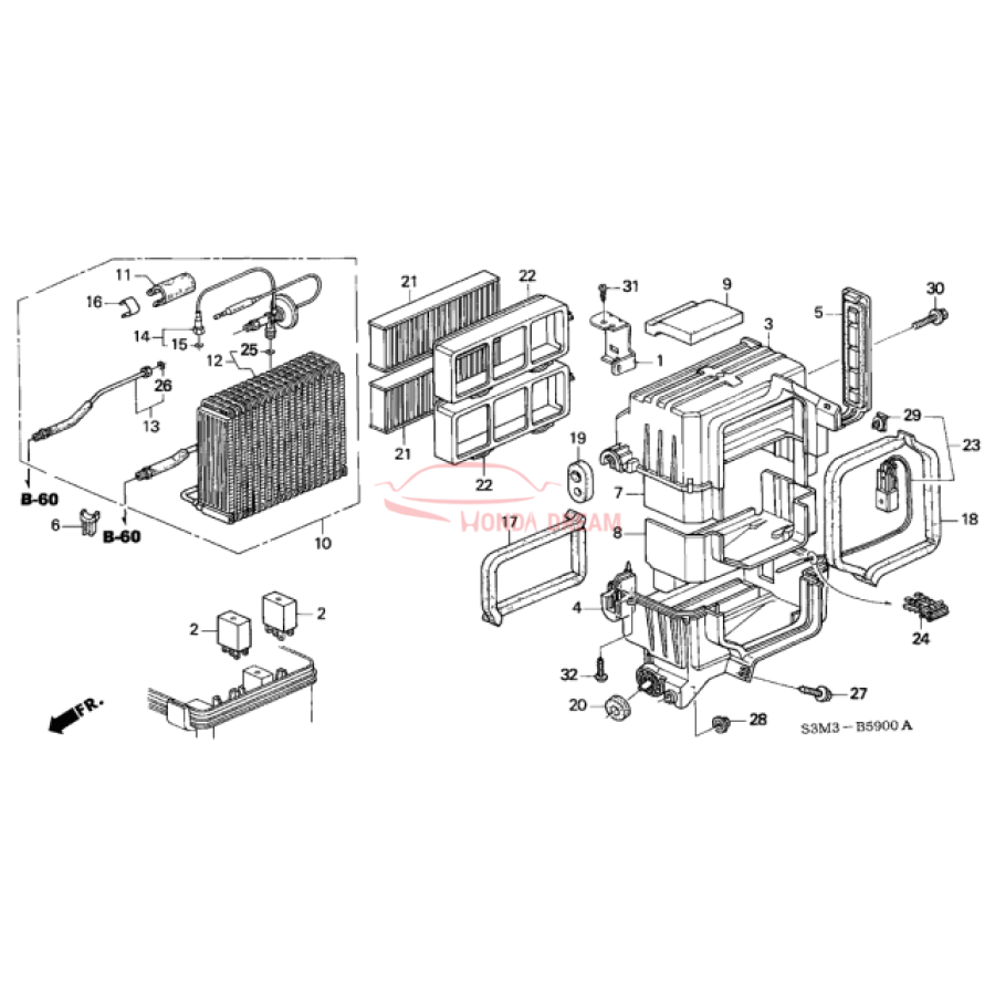 Element Filter (80291-S84-A01) - 2