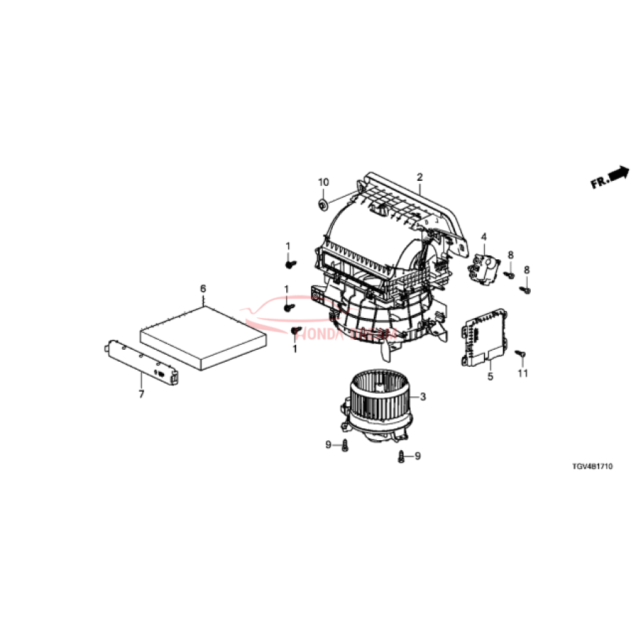 Фільтр системи вентиляції салону (80291-T5R-A01) - 3