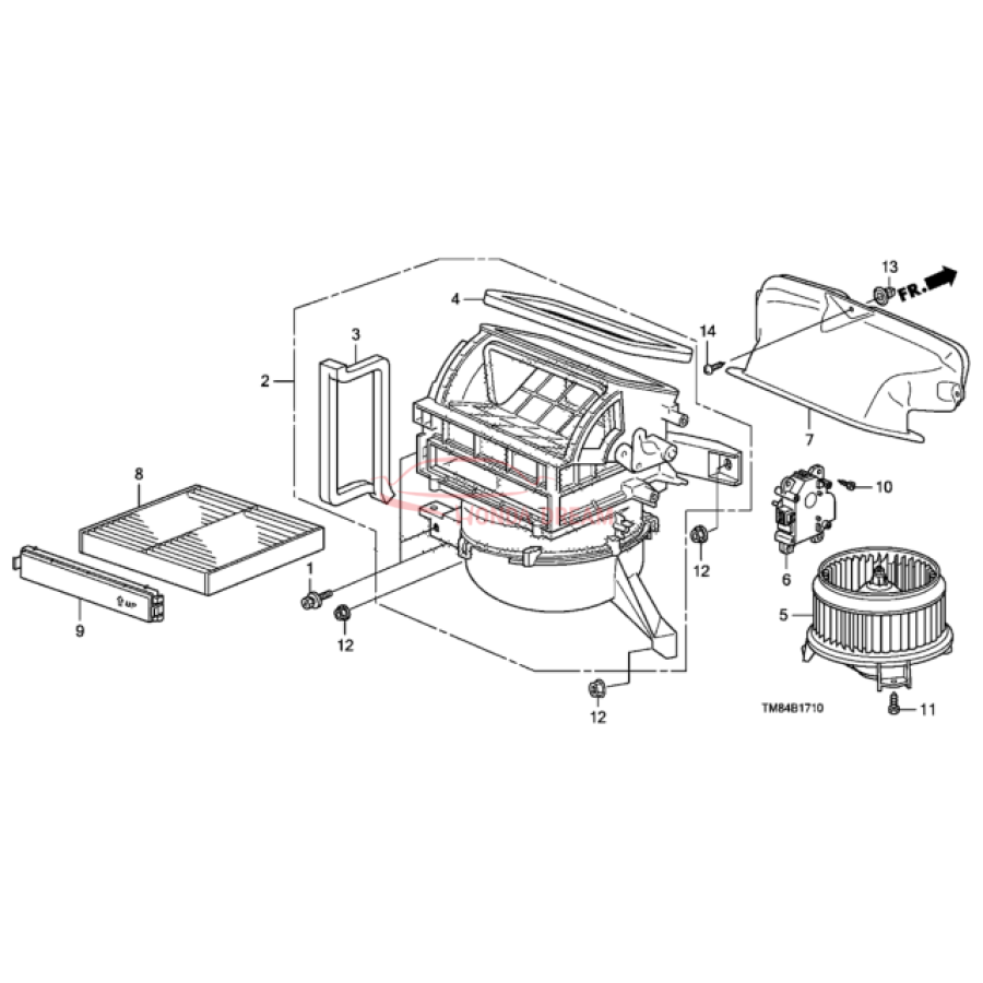 Element Filter (80291-TF0-405) - 3