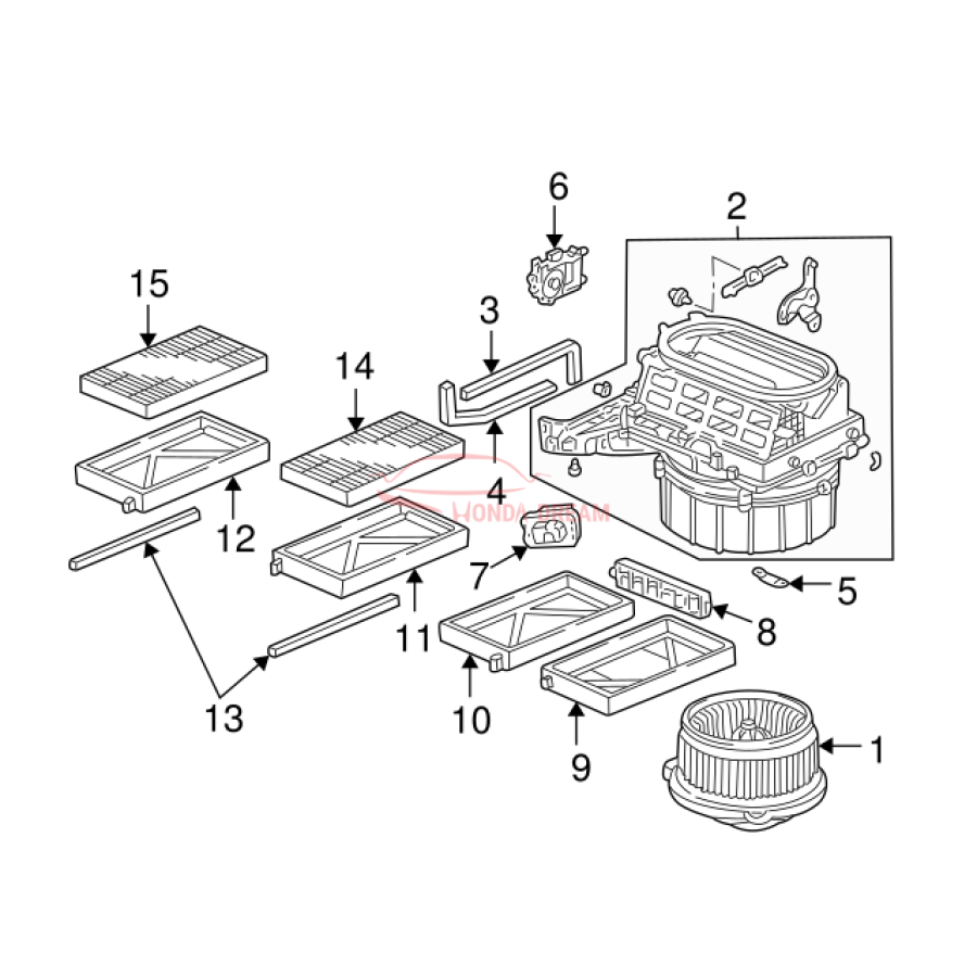 Element Filter (80292-S5D-416) - 3