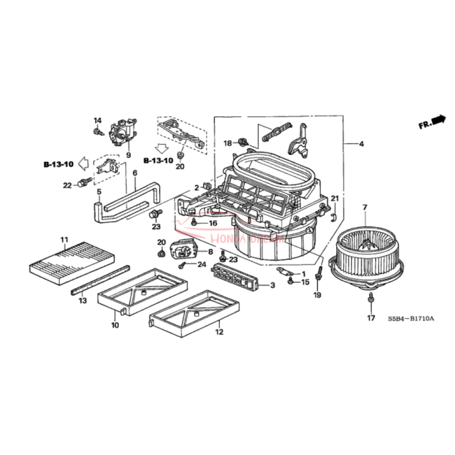 Element Filter (80292-S5D-A01) - 3