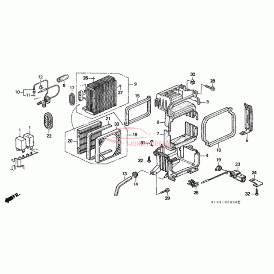 Element Filter (80292-ST3-E01) - 1